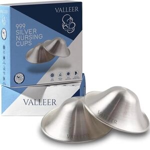 Pure Silver Nursing Cups – 925 Silver Nipple Shields for Breastfeeding –Regular
